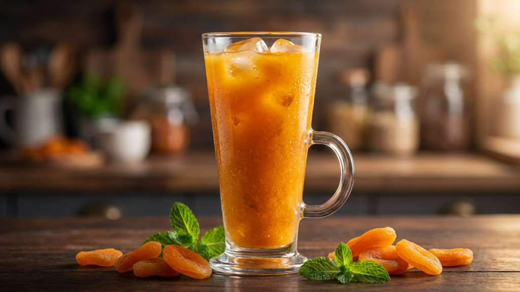 Traditional Dried Apricot Refresher Drink