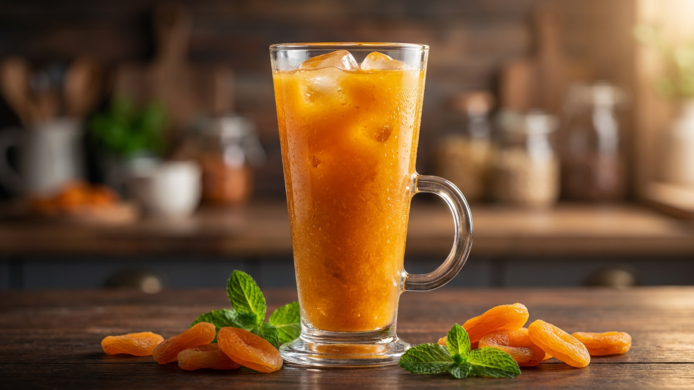 Traditional Dried Apricot Refresher Drink