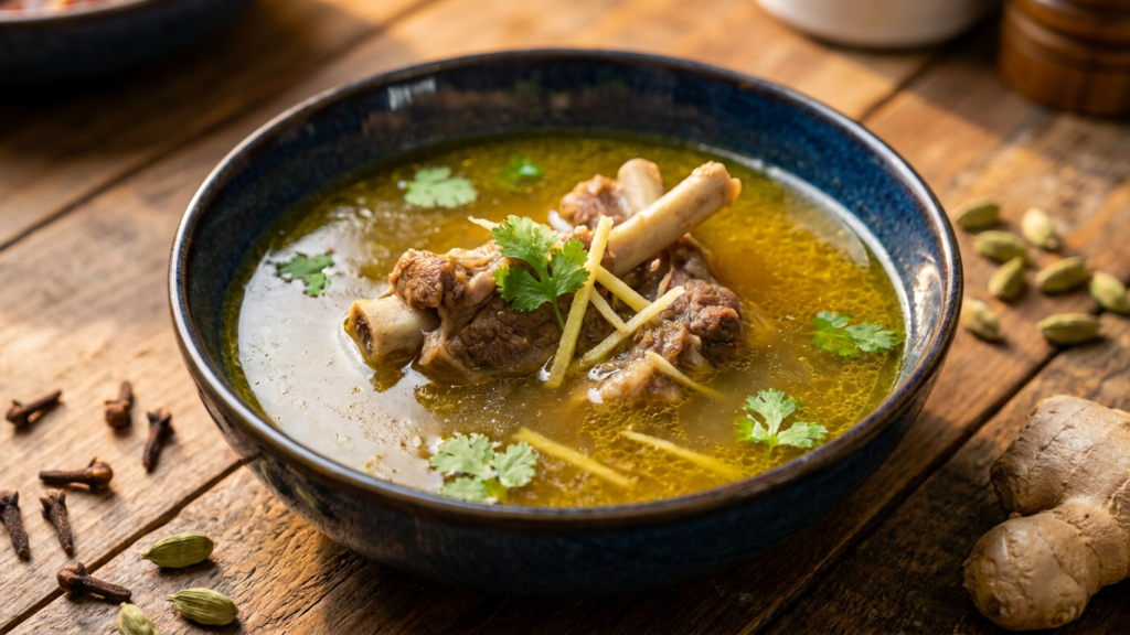 Mutton Yakhni – Aromatic Lamb Bone Broth