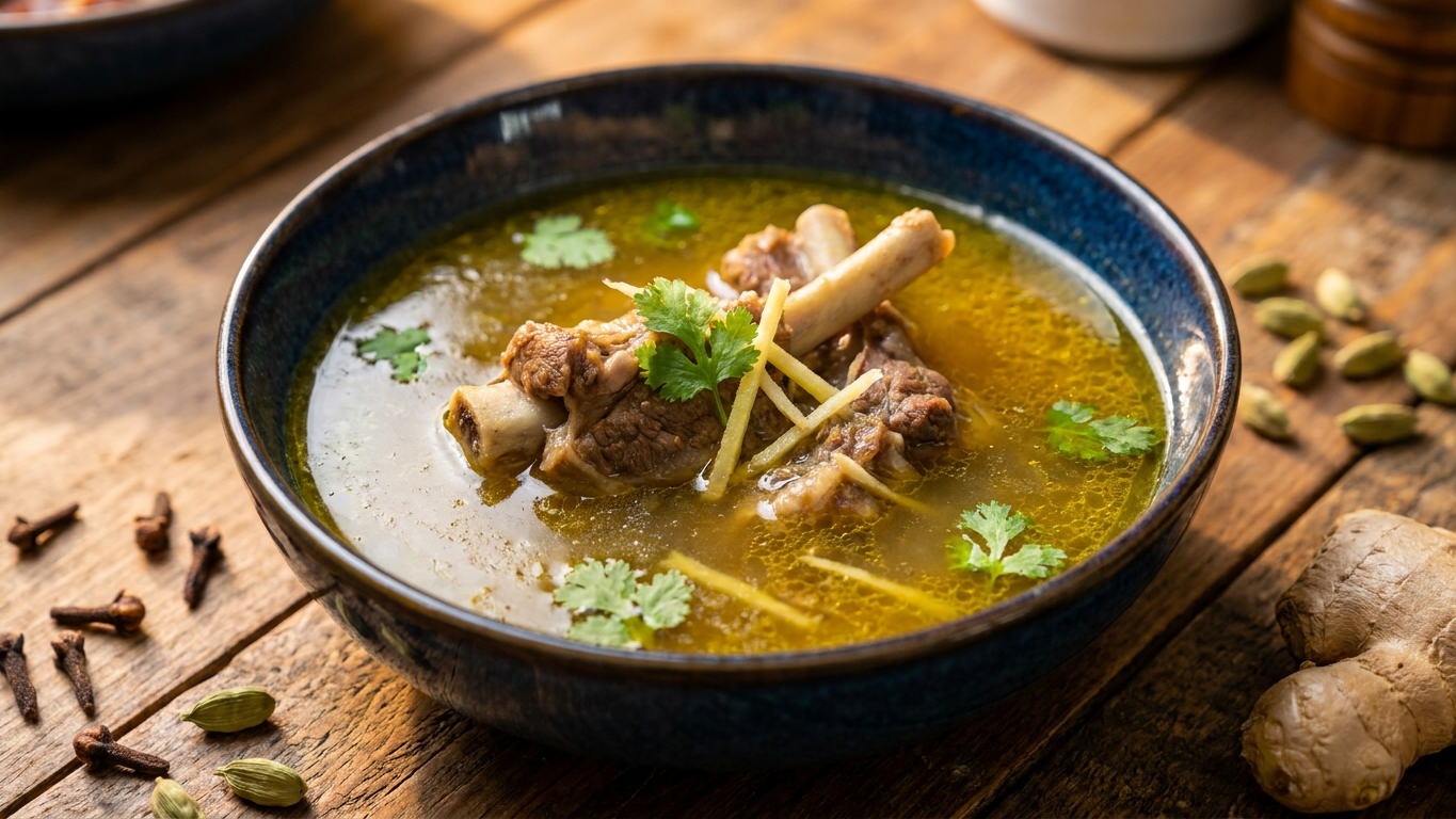 Mutton Yakhni – Aromatic Lamb Bone Broth