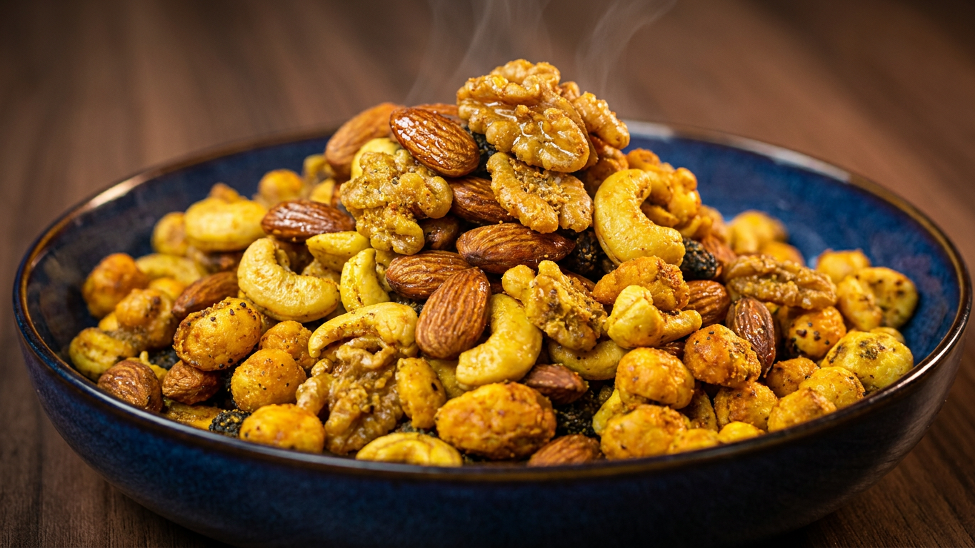 Spicy Roasted Nuts