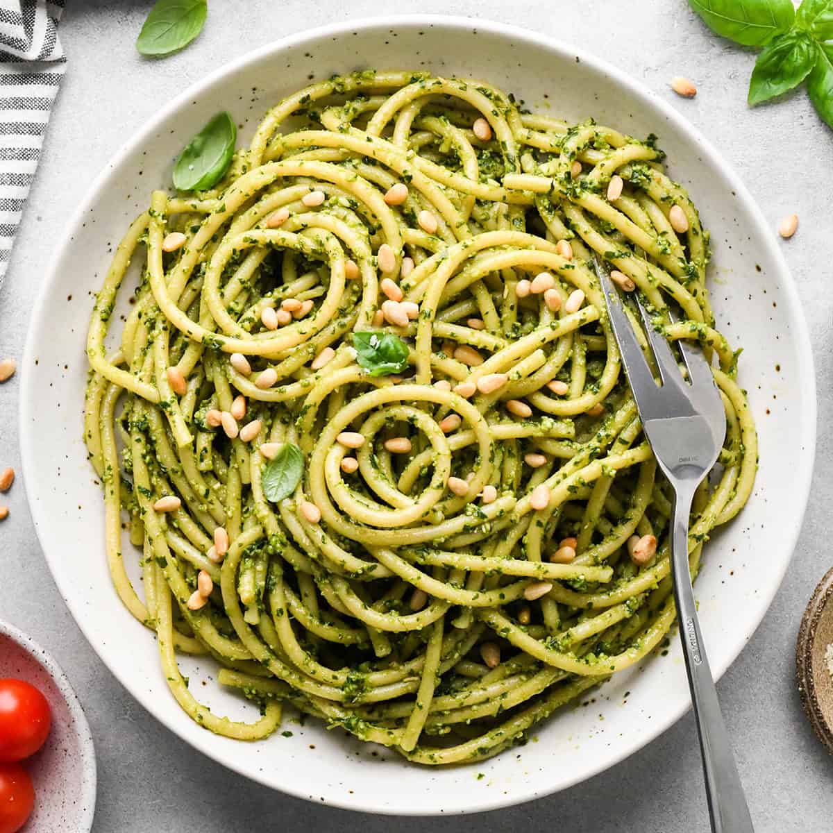 10-Minute Homemade Basil Pesto