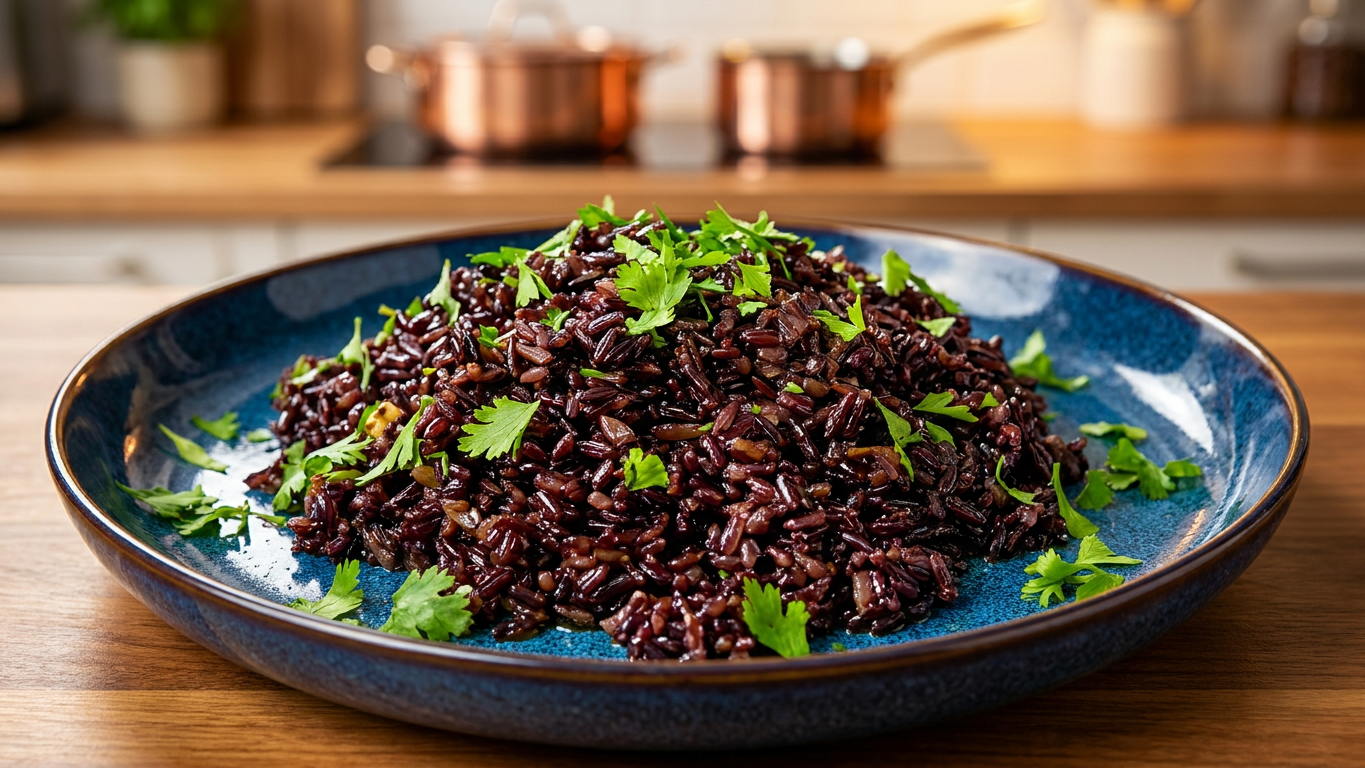 Black Rice (Forbidden Rice) Pilaf