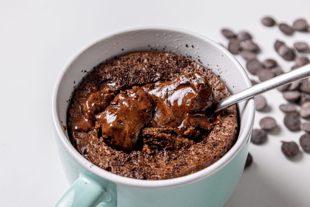 90-Second Double Chocolate Mug Cake