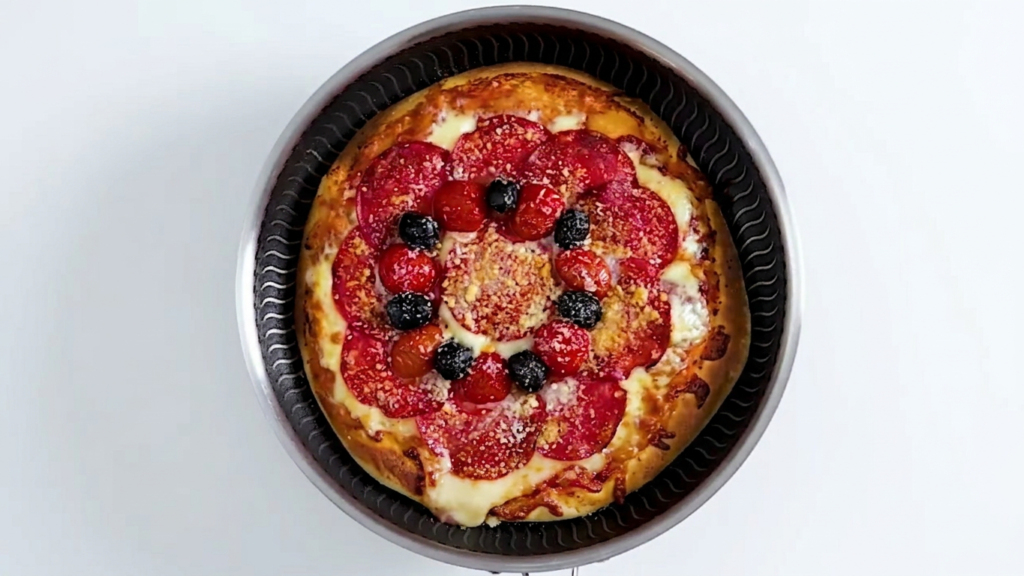 Easy Turkey Salami Pizza with Store-Bought Dough